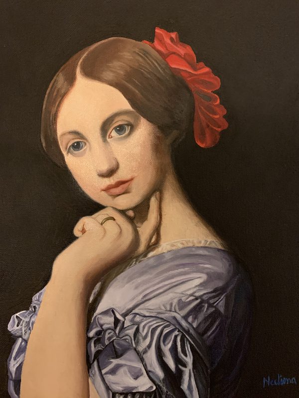 Portrait, oil, 2020